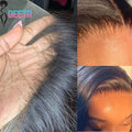 Hd Lace Frontal Wig 13X6 13X4 Lace Front Wig Human Hair 30Inch Bone Straight Transparent Lace Human Hair Wigs 4X4 HD Closure Wig