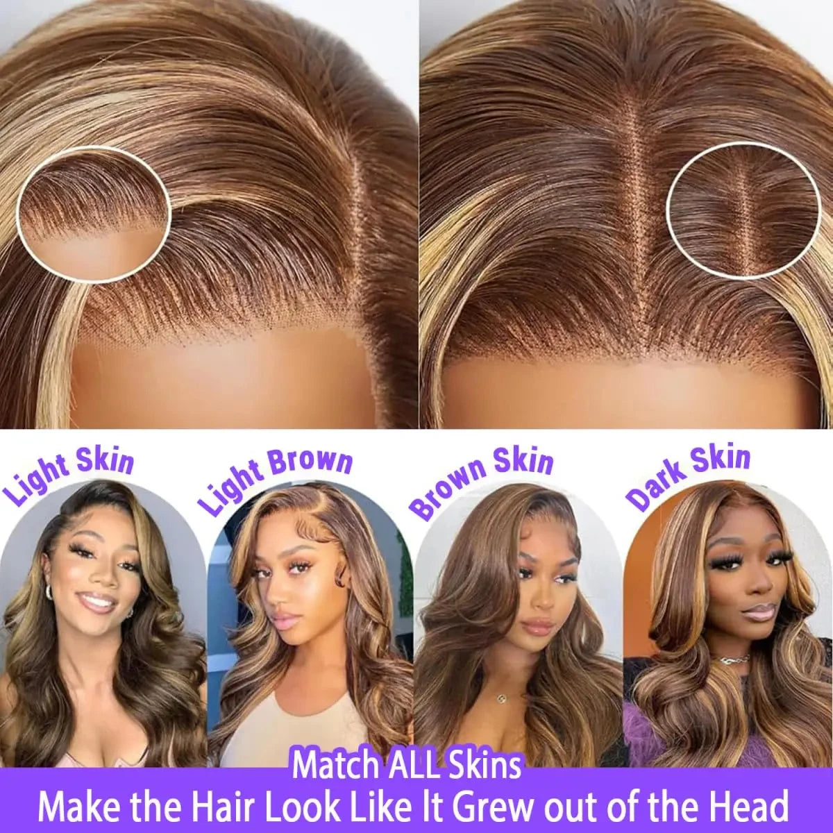 Body Wave Wig 200% Density 4/27 Highlight Wig Human Hair 13X6 Hd Lace Frontal Wig Brazilian Wigs Original Flash Sale