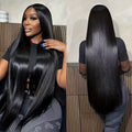 Glueless Wig Human Hair Ready to Wear Straight Glueless Preplucked Wear and Go Wigs 5X5 HD Lace Closure Wigs Pre Cut Lace Wig